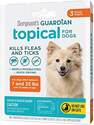 Guardian, Under 33-Pound Dog, Flea And Tick Squeeze-On Topical, 3-Count