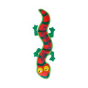 Fire Biterz Exotic Orange Lizard Large Dog Toy