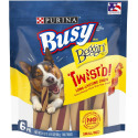 21-Ounce,  Busy Beggin Twisted Dog Treat, For Small/Medium Breed Dog, 6-Pack