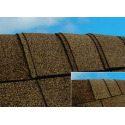Dynasty® Brownstone Hip And Ridge 12™ Cap Shingle, Bundle