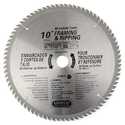 10-Inch X 80-Tooth Carbide Saw Blade
