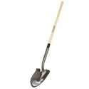 Round Shovel With 48-Inch Wood Handle