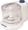 1.5-Cup Capacity White One Touch Electric Food Chopper