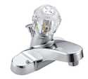 Chrome 1-Handle Bathroom Faucet With Popup Drain