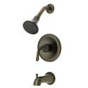 Oil Rubbed Bronze 1-Handle Pressure Balance Tub And Shower Trim Kit