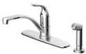 One Handle Dual Mount Kitchen Faucet With Spray Chrome