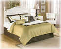 Cottage Retreat Collection Cream Cottage Full/Queen Poster Headboard