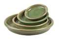 16-Inch Ice Green Fully Glazed Plant Saucer