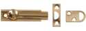 3 in Solid Brass/Bright Brass Surface Bolt
