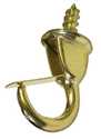 7/8-Inch Brass - Safety Cup Hook With Clip
