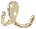 Brass Plate Double Clothes Hook