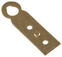 9/16-Inch X 2-Inch Brass Plated Hanger Plate
