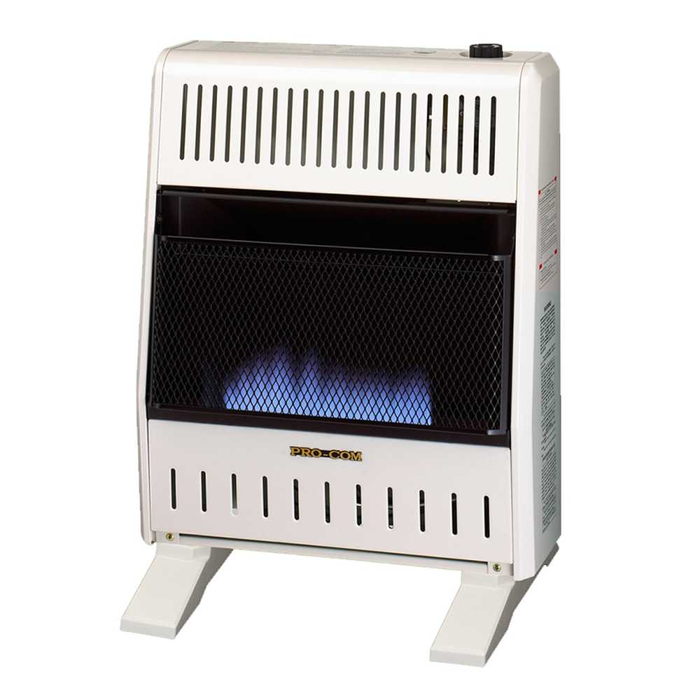 MNSD200TBABB Dual Fuel Blue Flame Ventless Wall Heater at