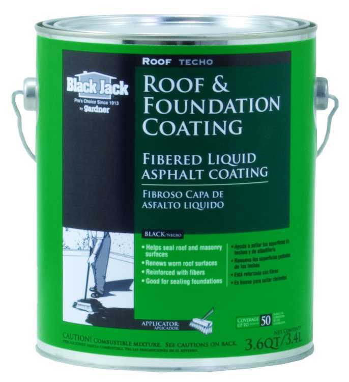 black jack fibered aluminum roof coating