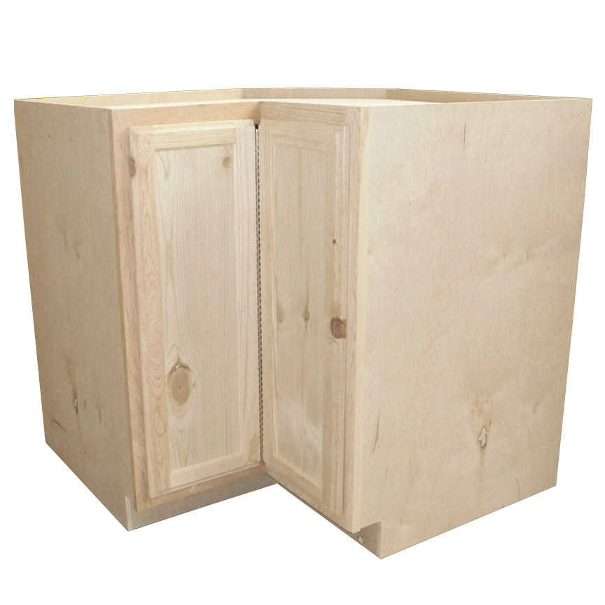 Unfinished Knotty Pine Kitchen Cabinets - Image to u