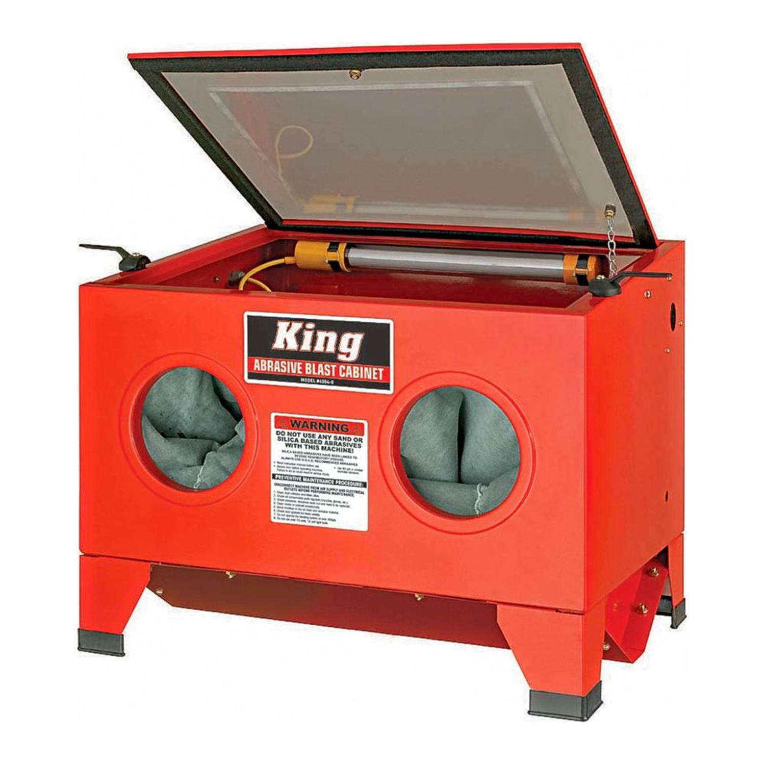 King Tools & Equipment 4004-0 Cabinet Sandblast/Bead Blast ...