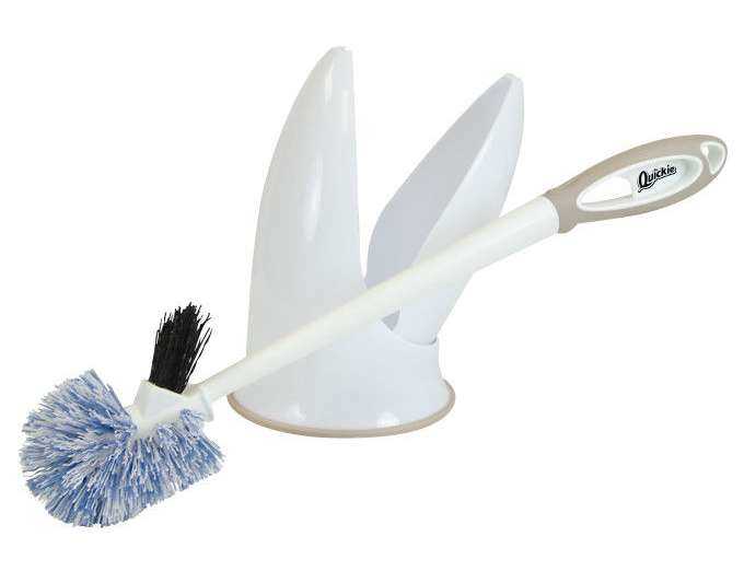 Quickie 315MB Toilet Bowl Brush With Caddy And Microban at Sutherlands