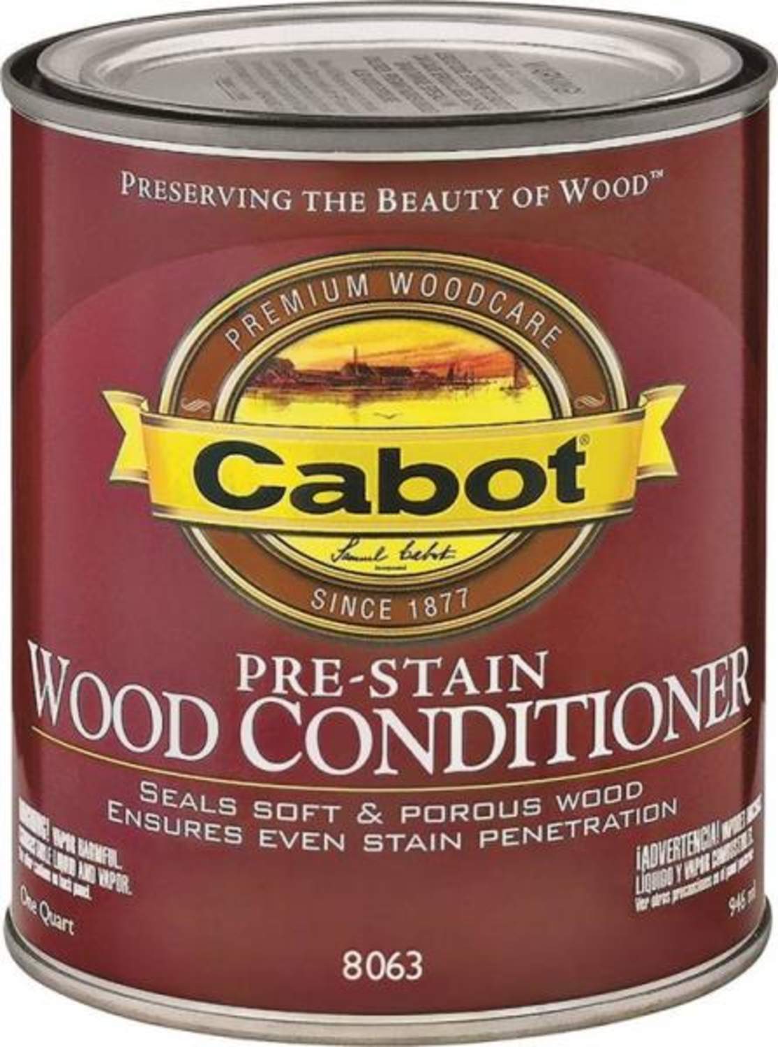 Cabot 8063 Quart OilBased PreStain Wood Conditioner at Sutherlands