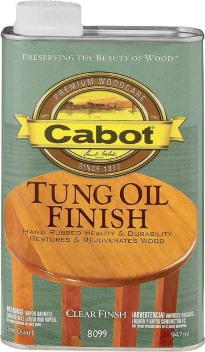 Cabot 8099 Quart Tung Oil Finish at Sutherlands