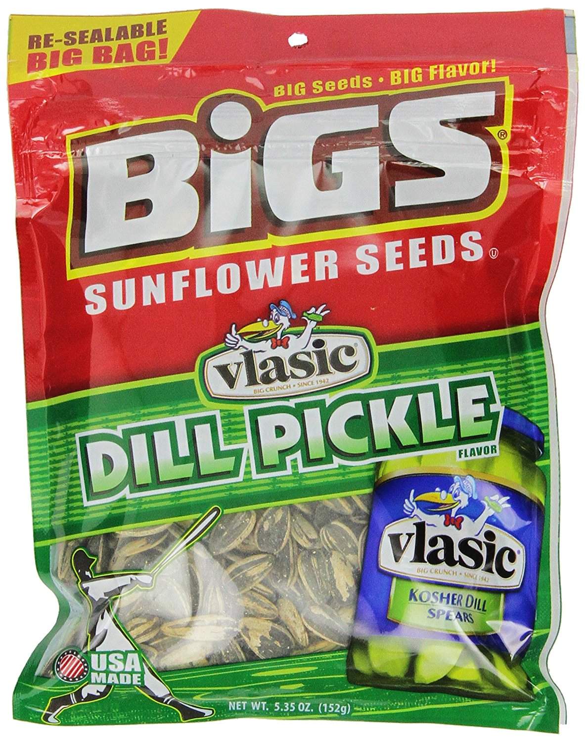 Bigs Sunflower Seeds Vlasic Dill Pickle Sunflower Seeds At Sutherlands