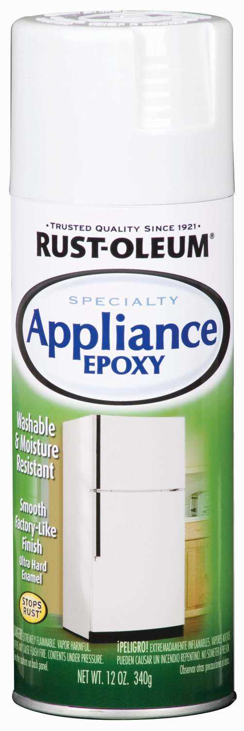 RustOleum 7881830 12Ounce White Appliance Epoxy Spray Paint at