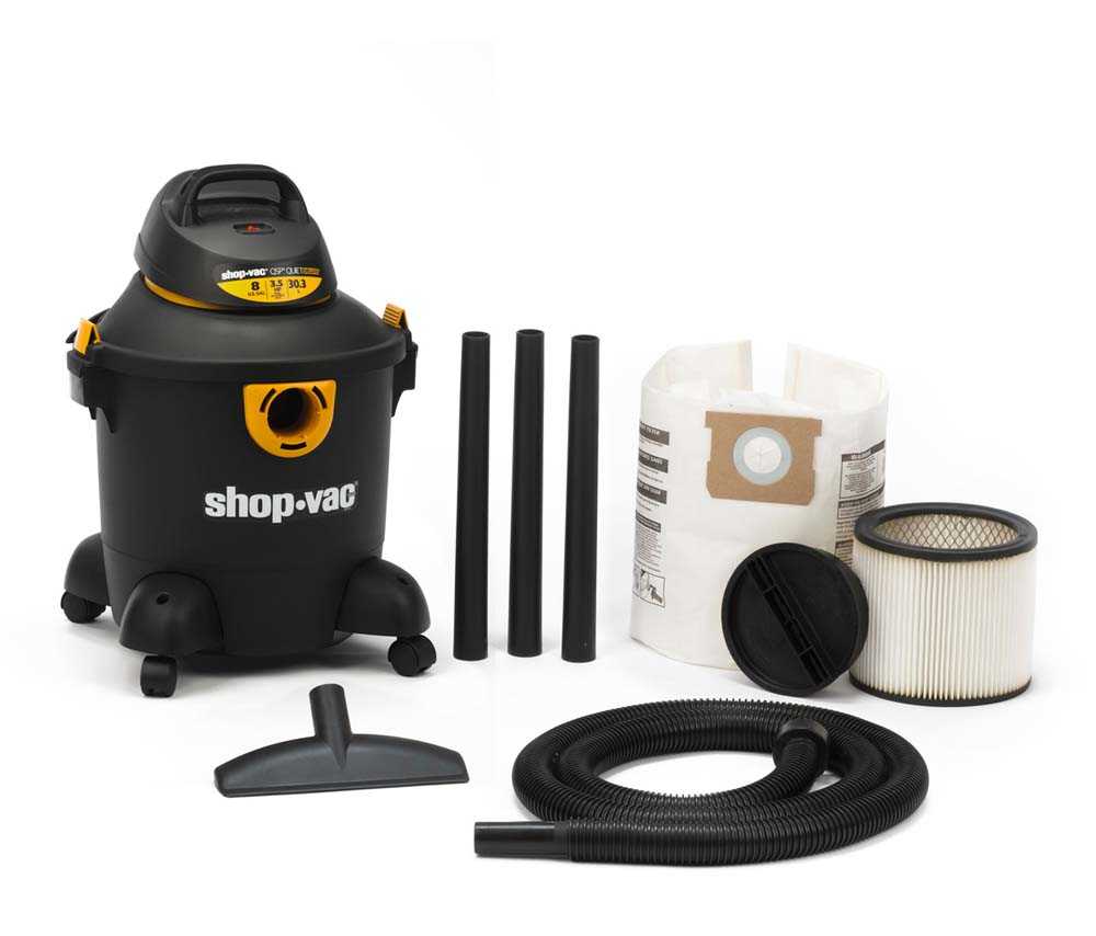 Shop Vac 5983100 Qsp Quiet Deluxe Series Wet/Dry Vacuum 8 Gal at