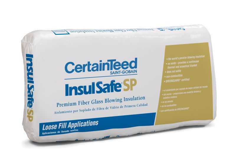 Certainteed 901400 Insulsafe Sp R30 Fiber Glass Blowing Insulation at