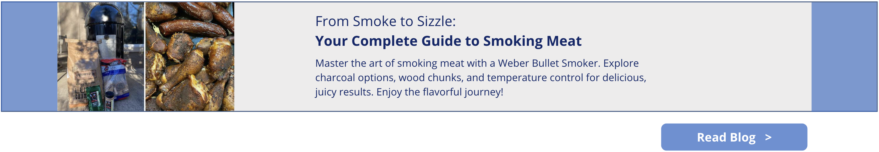 Your complete guide to smoking meat. Master the art of smoking meat with a Weber Bullet Smoker.