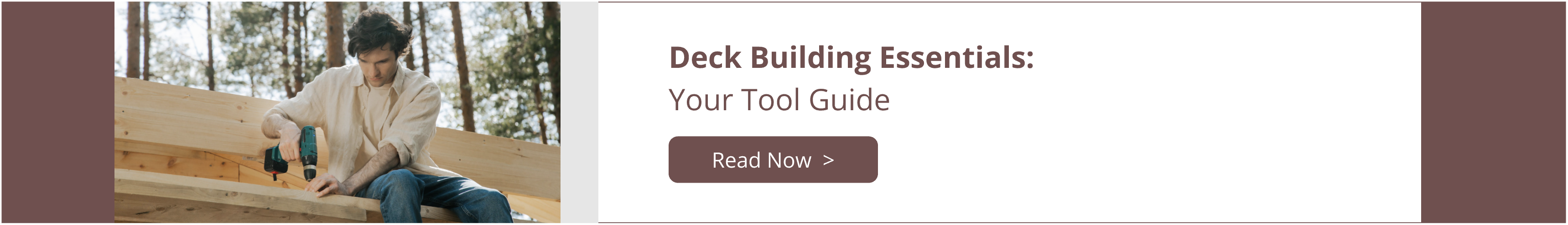 Read more about deck building essentials.