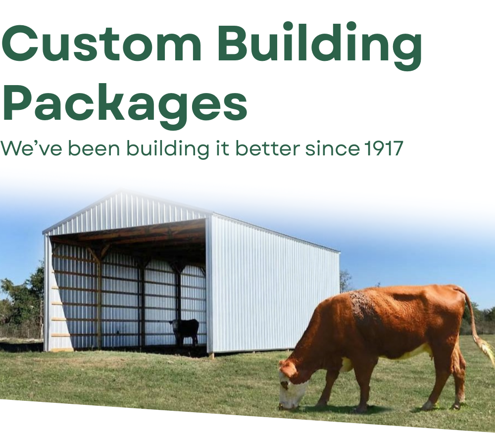 Custom building packages are available at Sutherlands.