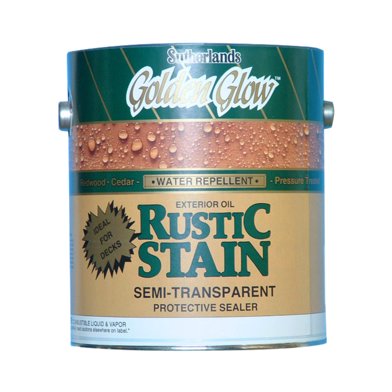 Golden glow exterior stain and sealer.