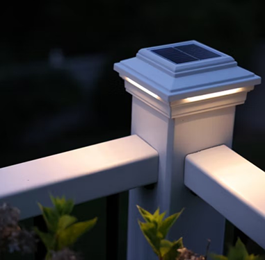 Trex outdoor lighting post cap