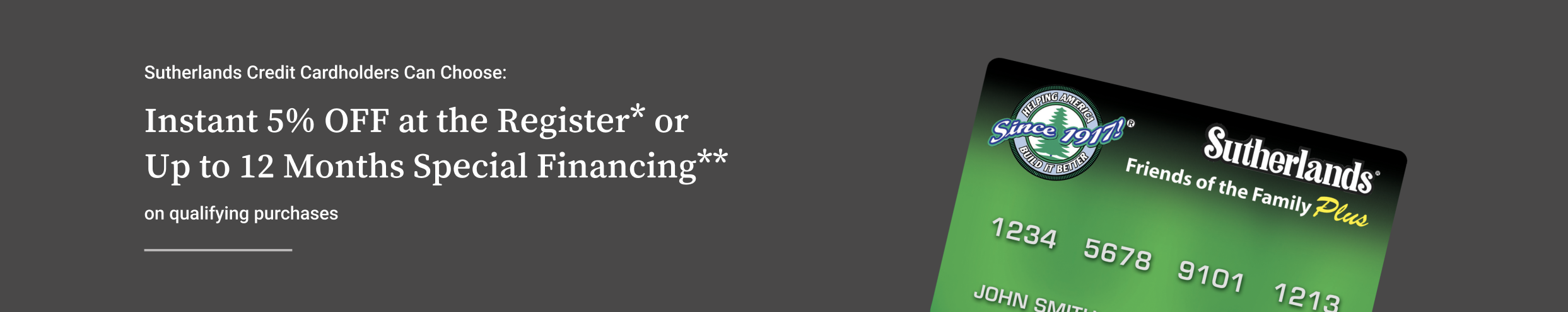Choose how you save with a consumer credit card.
