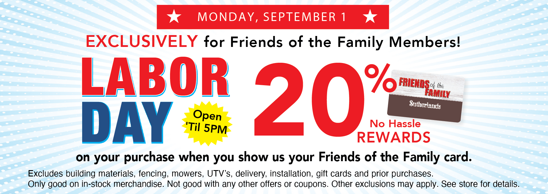 Families celebrating 4th of July.