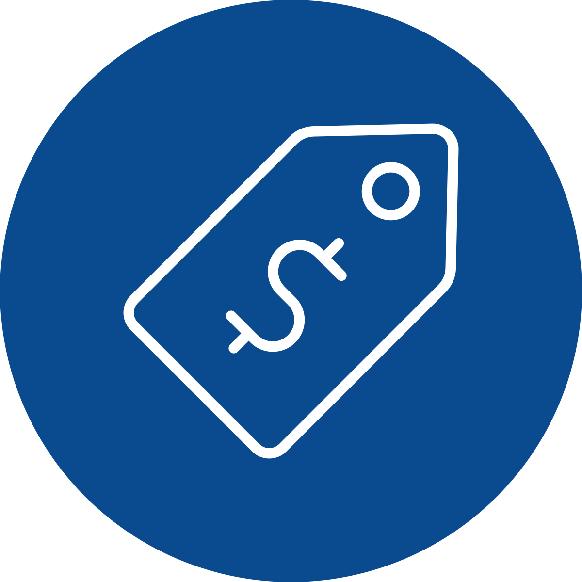 Color swatch icon on blue background