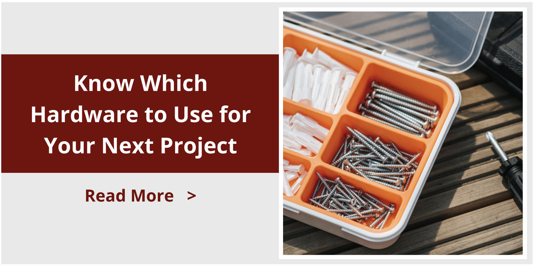 Read this blog to learn which hardware to use for your next project.