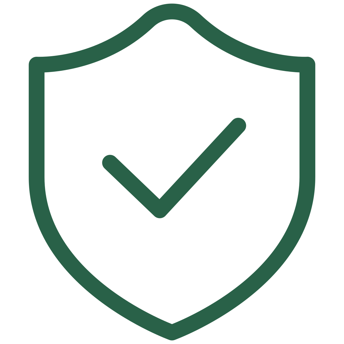 Shield icon with a checkmark