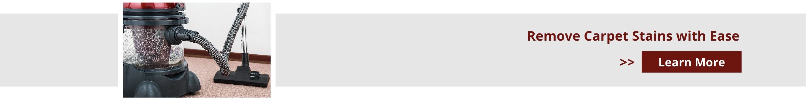 Learn how to remove carpet stains with ease. Read more.