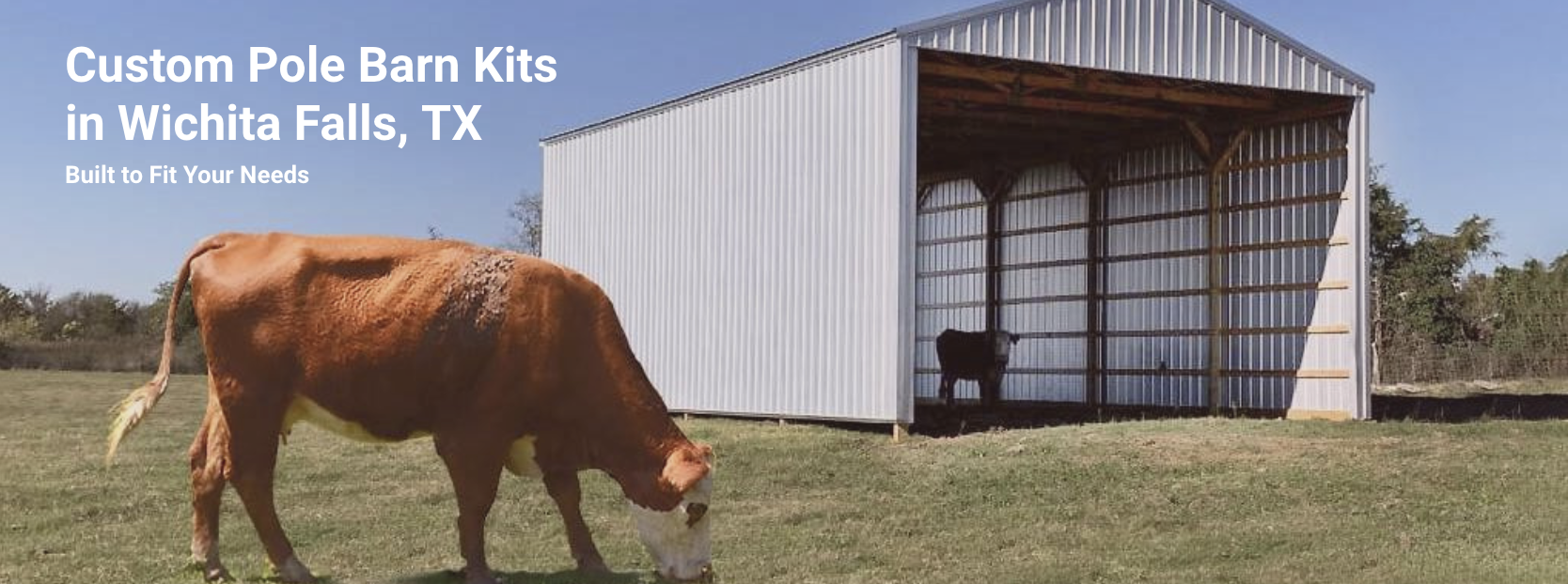 Custom pole barn kits in Wichita Falls, TX.