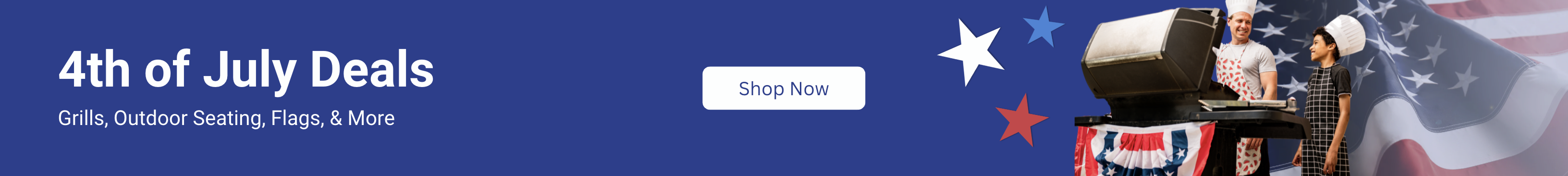 4th of July deals. Shop grills, patio furniture, lawn mowers, and more.