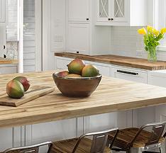 Butcher block countertop