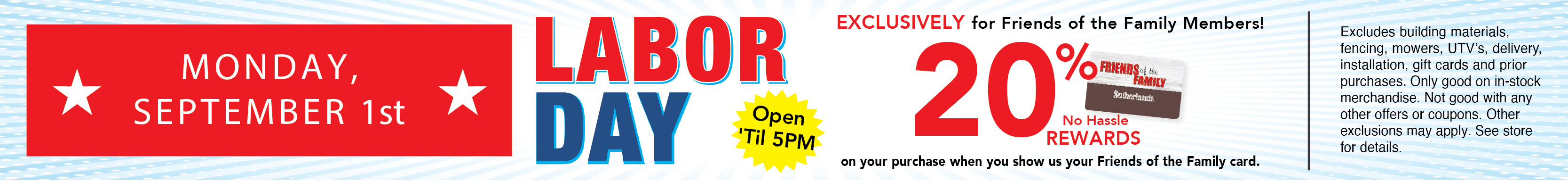 Families celebrating 4th of July.