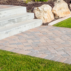 Pavers used for a walkway.