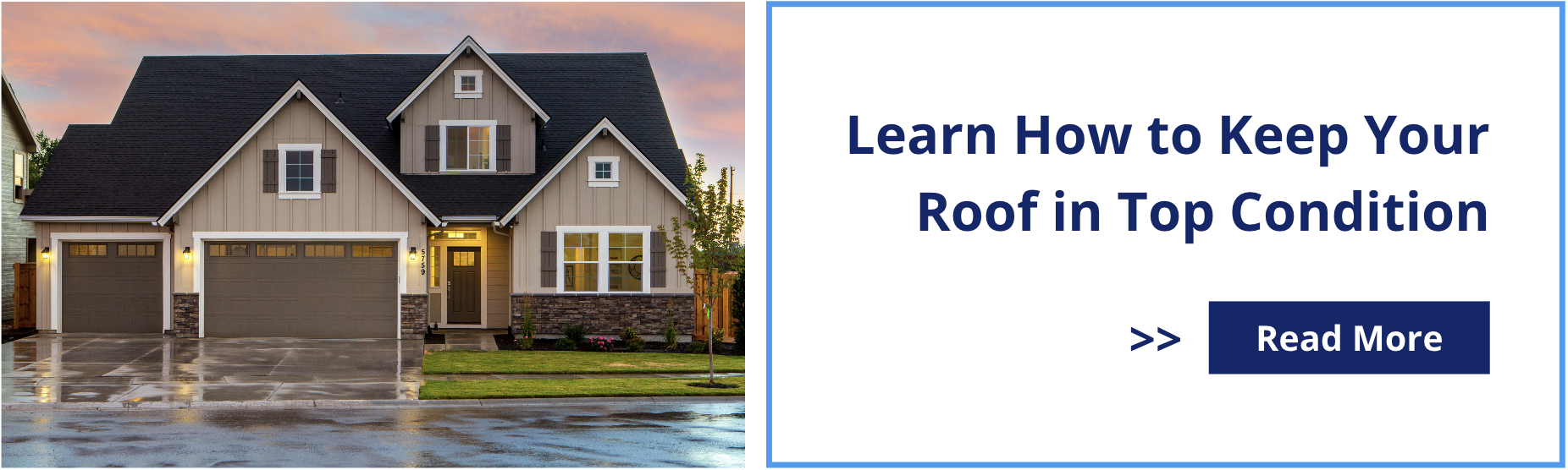 Read our blog to learn more about keeping your roof in top notch condition.