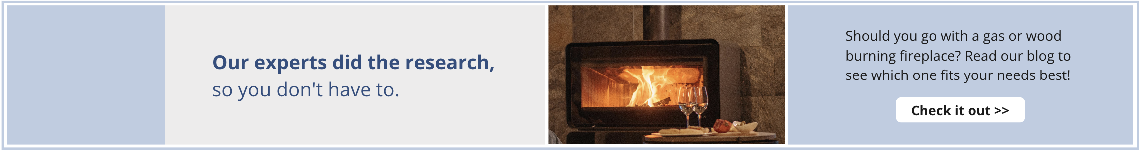Should you go with a gas or wood burning fireplace? Read our blog to see which one fits your needs best!