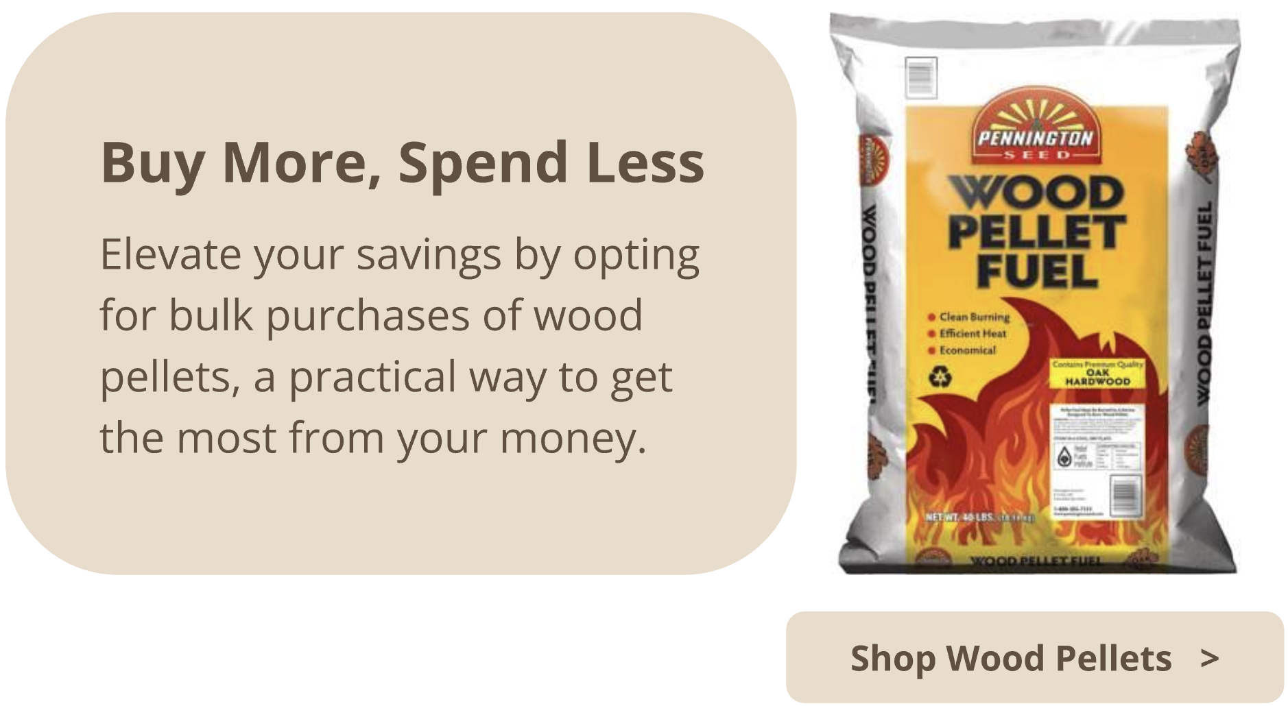 Elevate your savings by opting for bulk purchases of wood pellets, a practical way to get the most from your money.