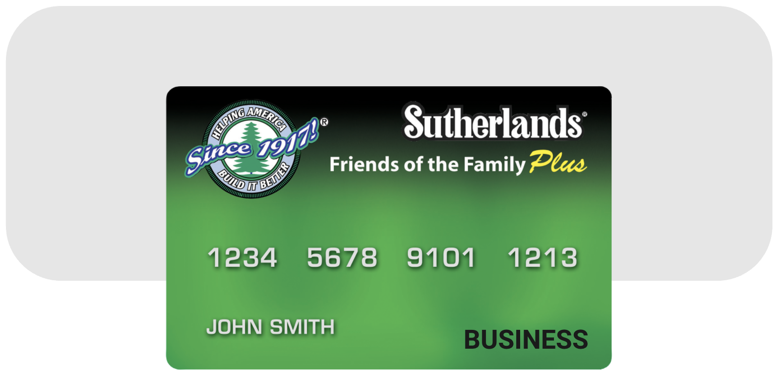 Business credit card on a gray background.