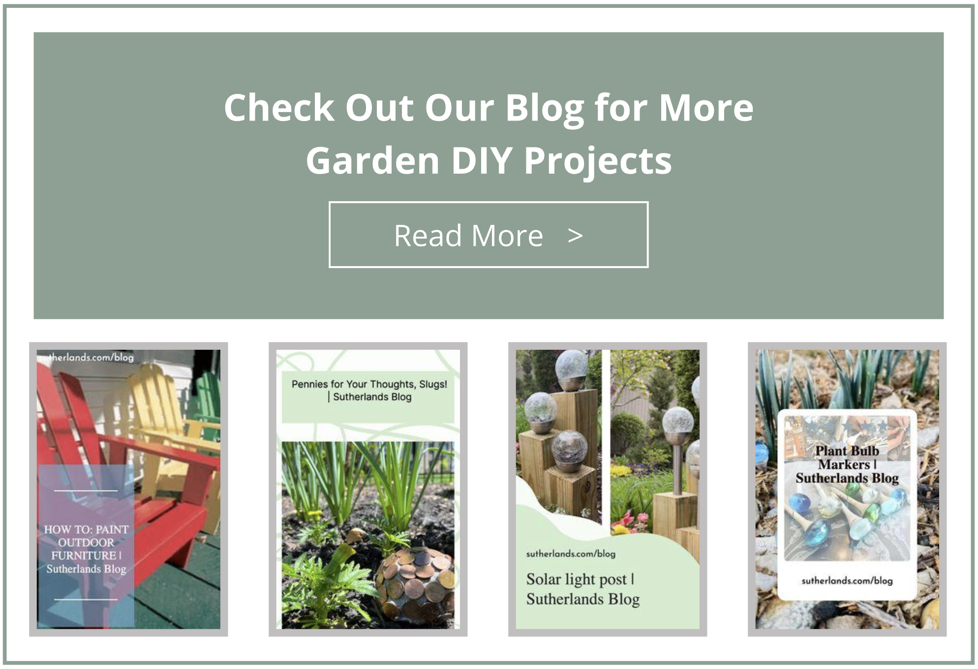 Check out our blog for more garden DIY projects.
