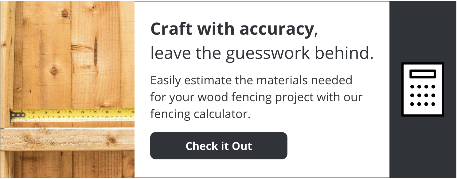 Calculate the necessary materials for your upcoming wood fencing project using our fencing calculator.