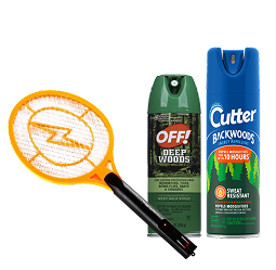 Bug spray and fly zapper